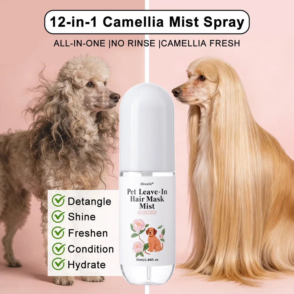 Oatmeal Aloe Pet Conditioner Smooths Prevents Tangling Moisturizing Formula Makes Coat Soft Shiny Long Lasting Fragrance - im