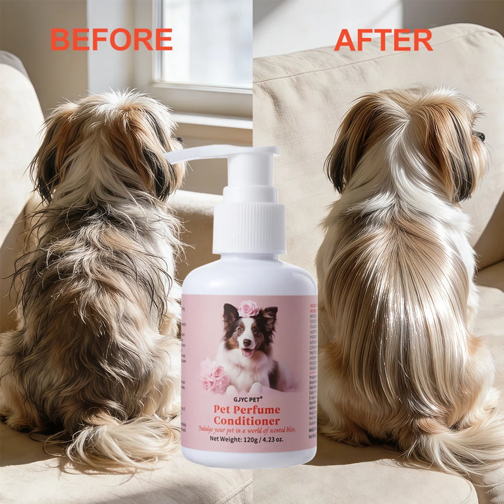 Oatmeal Aloe Pet Conditioner Smooths Prevents Tangling Moisturizing Formula Makes Coat Soft Shiny Long Lasting Fragrance - im