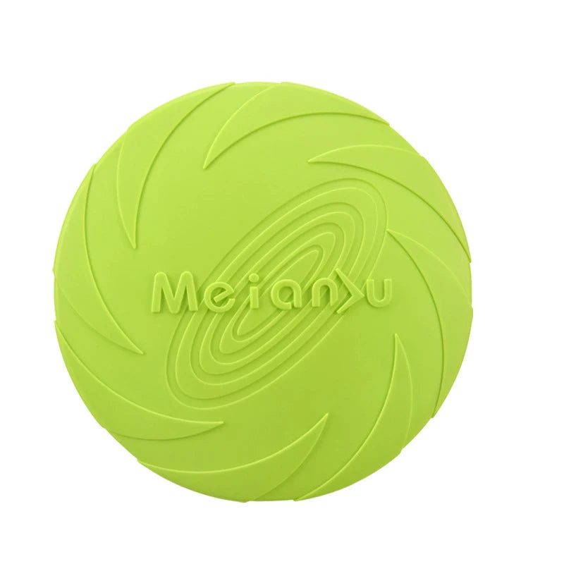 Dog Toys Silicone Flying Disc Fashion Multicolor Resistant Chew Toys Puppy Outdoor Game Trainning Interactive Supplies - imag