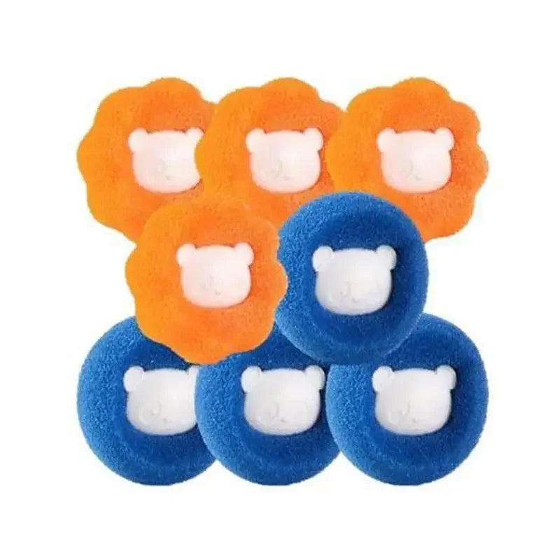 Reusable Pet Hair Remover Laundry Balls Sponge Cleaning Balls Washing Machine Lint Catcher For Cat Dog Fur Household Filter -