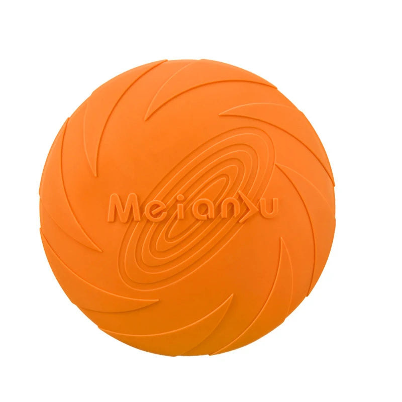 Dog Toys Silicone Flying Disc Fashion Multicolor Resistant Chew Toys Puppy Outdoor Game Trainning Interactive Supplies - imag