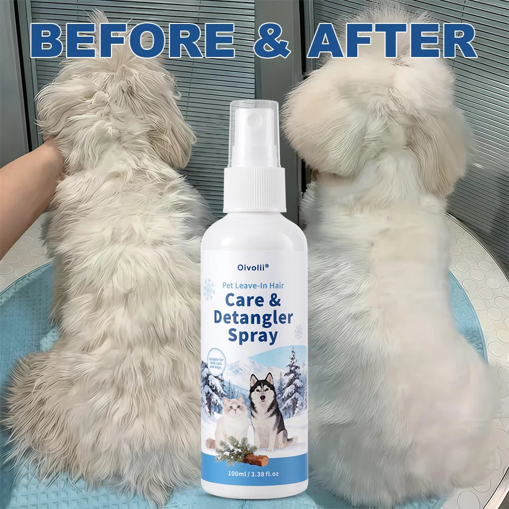 Oatmeal Aloe Pet Conditioner Smooths Prevents Tangling Moisturizing Formula Makes Coat Soft Shiny Long Lasting Fragrance - im