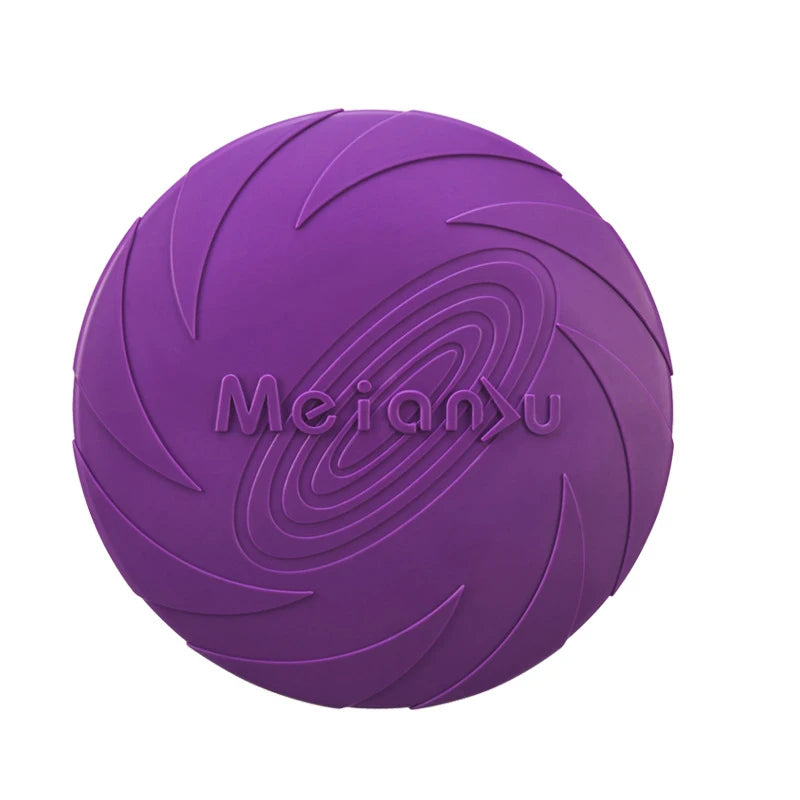 Dog Toys Silicone Flying Disc Fashion Multicolor Resistant Chew Toys Puppy Outdoor Game Trainning Interactive Supplies - imag