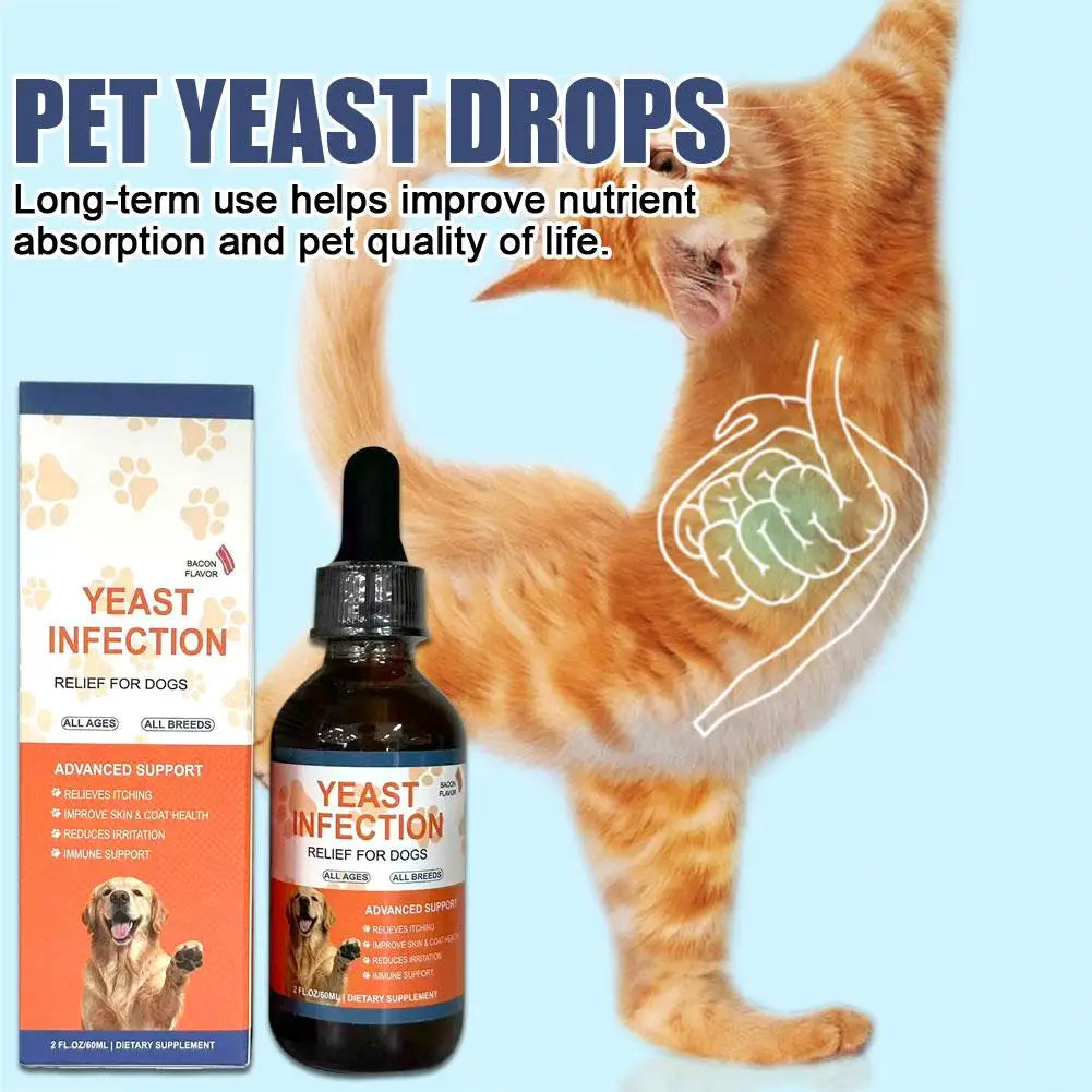 Pet Gut Health Yeast Drops for Dogs and Cats - image 5