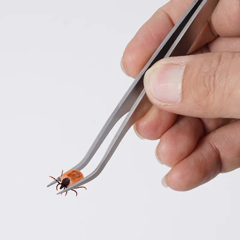 2 in 1 Tick Remover Tool Professional Removal Tweezers for Humans & Pets Flea and Tick Removal Remover Tools - image 4