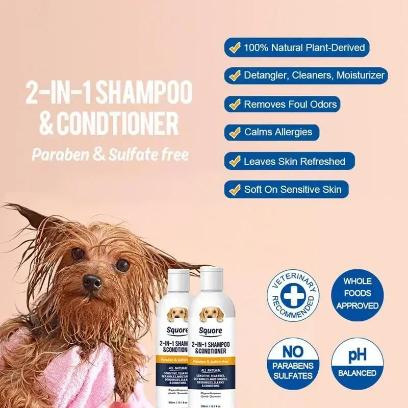 2-in-1 Puppy Shampoo & Conditioner — Natural Moisturizing Formula for Sensitive Skin - image 5