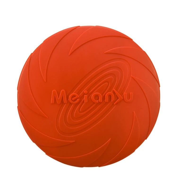 Dog Toys Silicone Flying Disc Fashion Multicolor Resistant Chew Toys Puppy Outdoor Game Trainning Interactive Supplies - imag