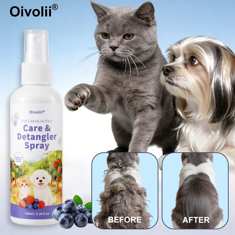 Oatmeal Aloe Pet Conditioner Smooths Prevents Tangling Moisturizing Formula Makes Coat Soft Shiny Long Lasting Fragrance - im