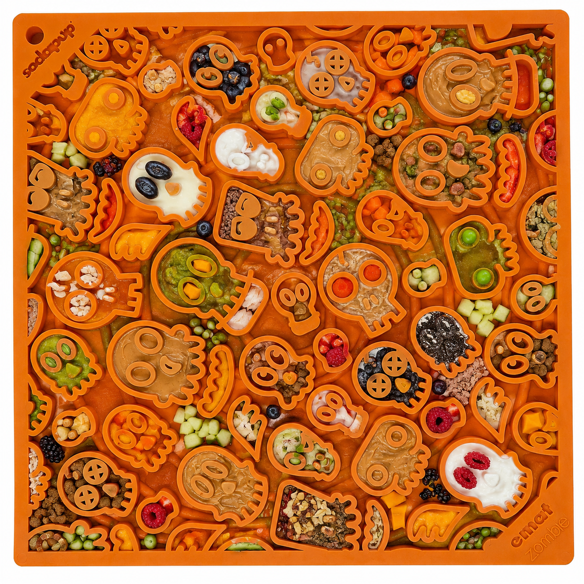 Zombie eMat - Enrichment Lick Mat for Dogs and Cats - view 2