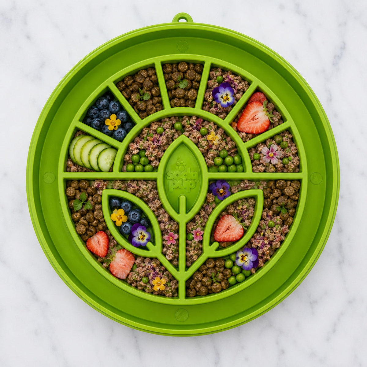 Garden Design eTray - Shallow Slow Feeder Dog Bowl for Enrichment - view 2