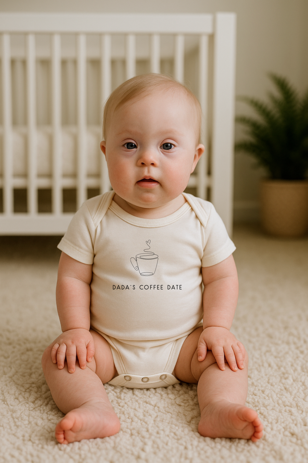 Dada's Coffee Date Organic Baby Bodysuit - view 2