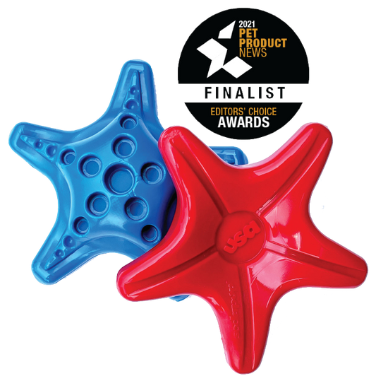 Starfish Nylon Dog Chew Toy for Aggressive Chewers - USA Made