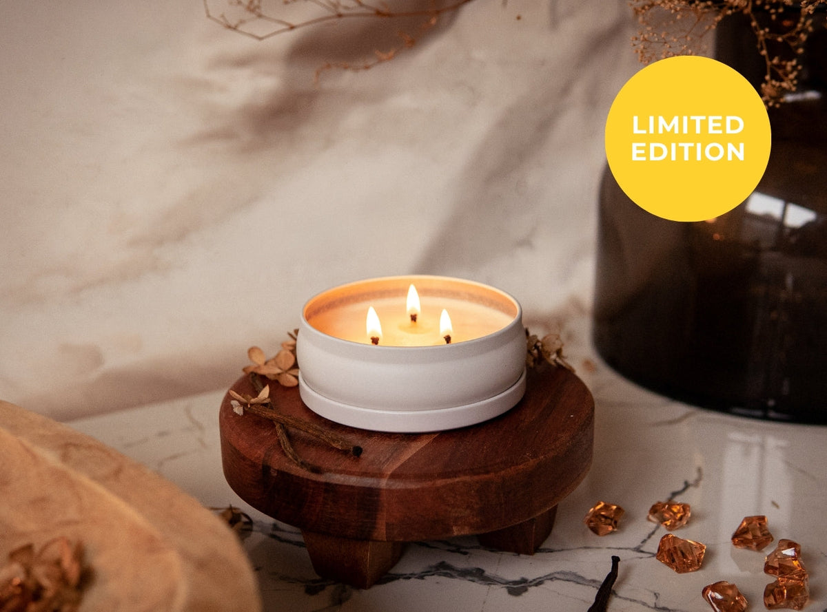 Santal & Tonka 3-Wick Candle - view 2