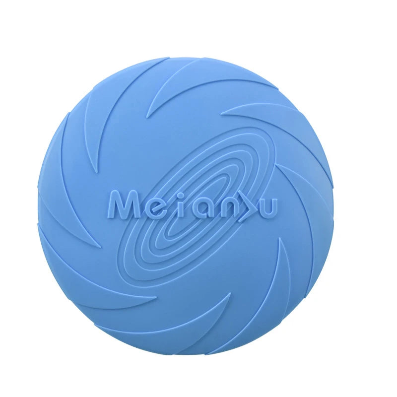 Dog Toys Silicone Flying Disc Fashion Multicolor Resistant Chew Toys Puppy Outdoor Game Trainning Interactive Supplies - imag