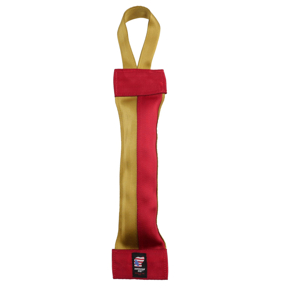 Seatbelt 2-Tone Tube Tug - Red/Gold - view 2