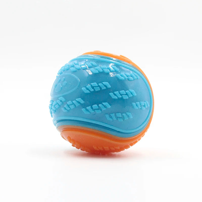 Dogs Interactive Toys Soft TPR Toys for Dog Pet Teeth Cleaning Bite Resistance Squeaky Dog Ball Toy - image 7
