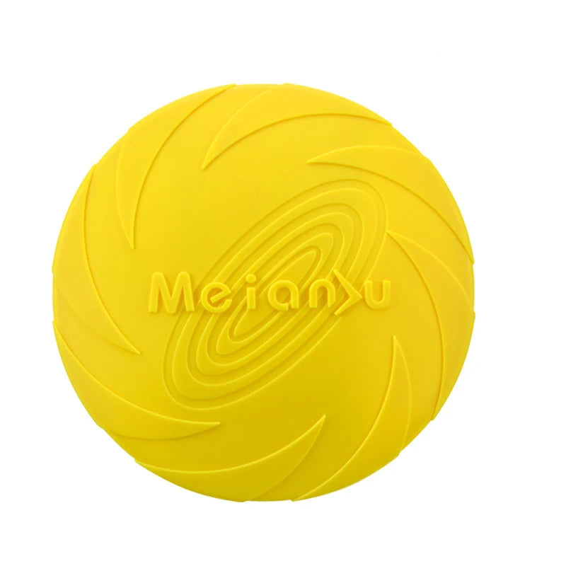 Dog Toys Silicone Flying Disc Fashion Multicolor Resistant Chew Toys Puppy Outdoor Game Trainning Interactive Supplies - imag