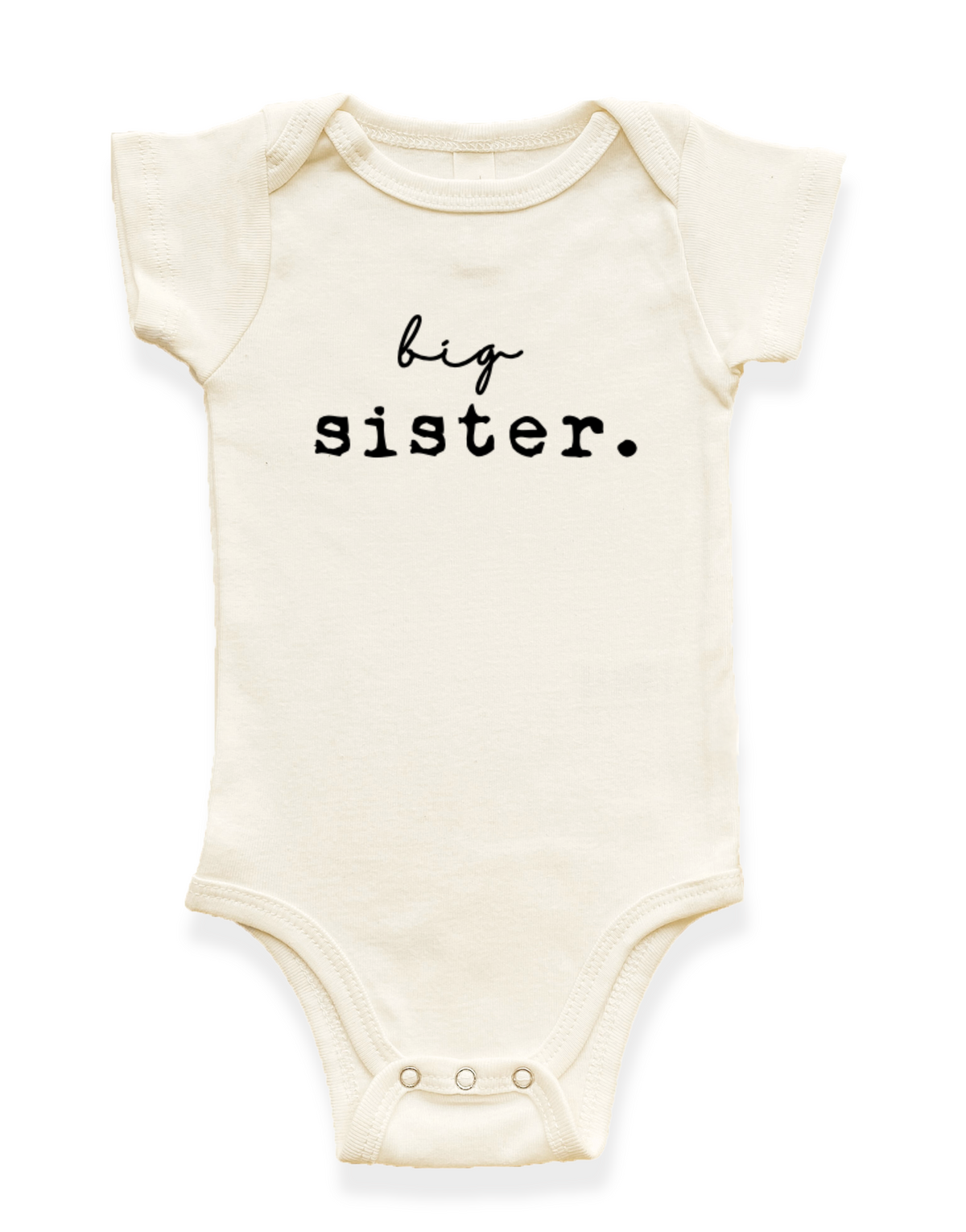 Big Sister Organic Baby Bodysuit