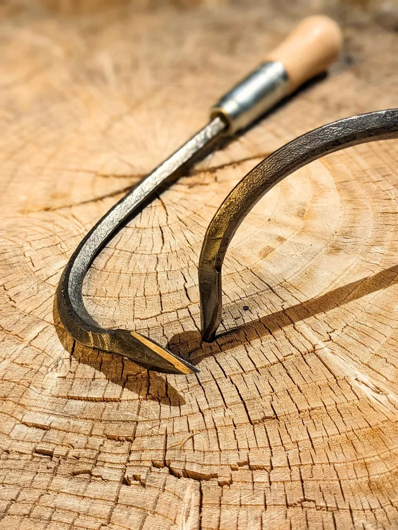 Single Tine Cultivator, Hand Forged Garden Tool - view 3