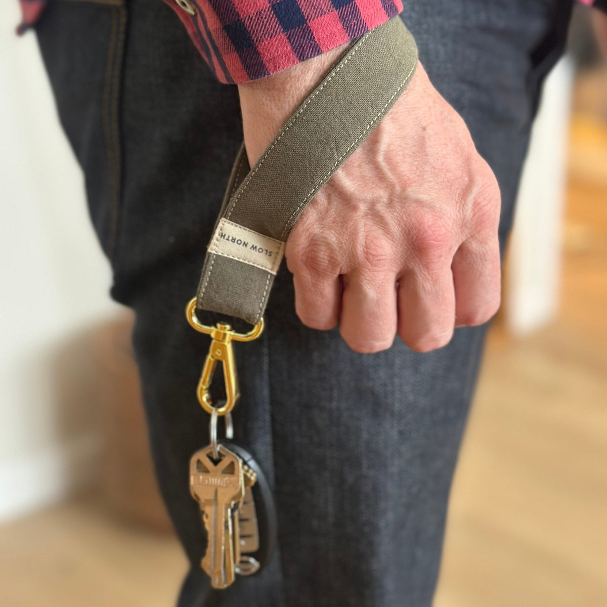 Wristlet Keychain - Olive - view 2