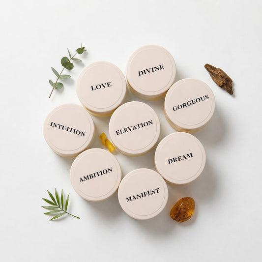 8PCS Perfume Butter Discovery Set | Try All Scents Before Choosing Your Favorite including LOVE, DIVINE, GORGEOUS, ELEVATION, DREAM, AMBITION, MANIFEST, INTUITION — CB