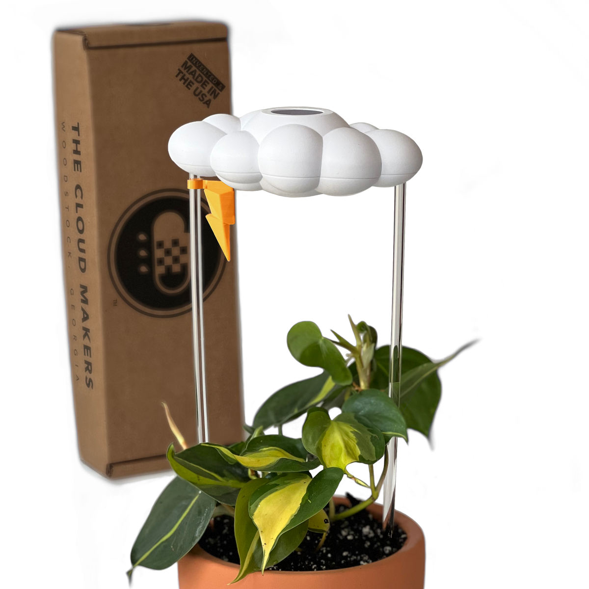 Original Dripping Rain Cloud with Lightning Bolt Charm - view 5