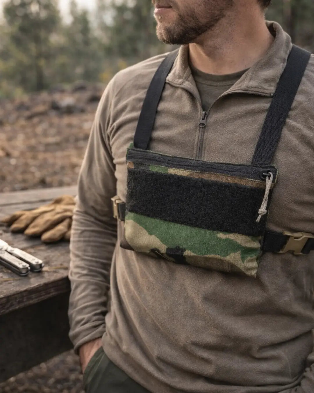 Woodland Minimalist Chest Rig - view 4