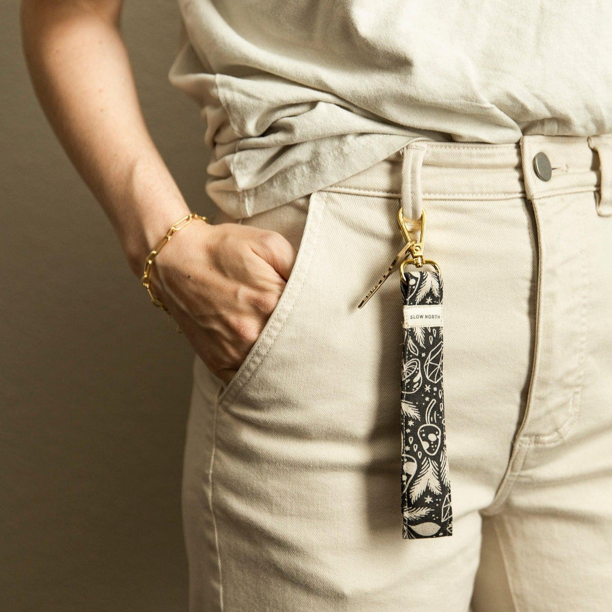 Wristlet Keychain - Mystical Mushroom - view 2