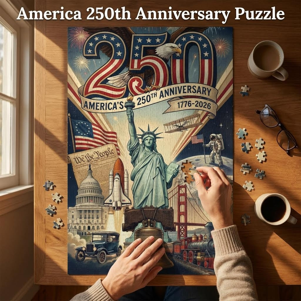 America 250th Anniversary Puzzle (252, 520, 1014-piece) - view 2