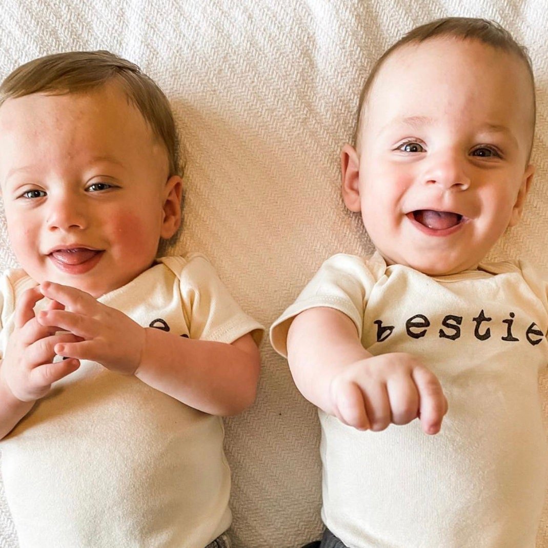 Bestie Organic Cotton Baby Bodysuit Short Sleeve - view 7