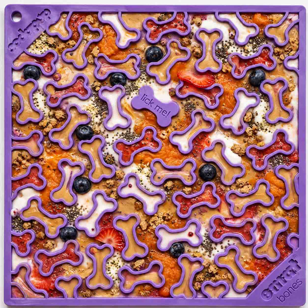 Bones eMat - Enrichment Lick Mat for Dogs and Cats - view 2