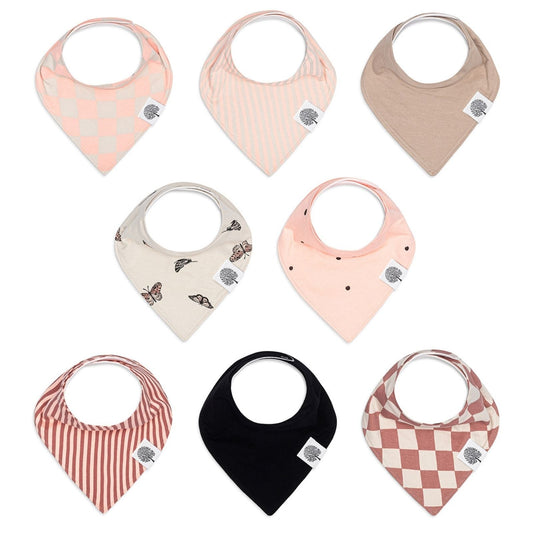 Butterfly Bandana Bib Set (8 pack) — Parker Baby Co.