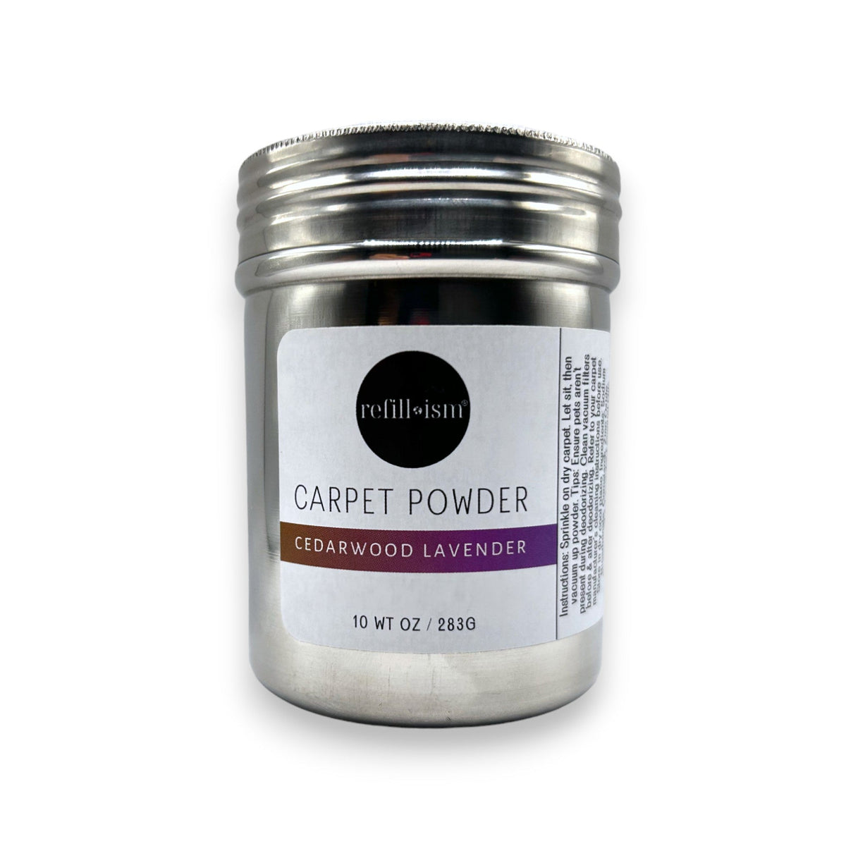 Carpet Powder - 10 oz - Natural Odor Neutralizer - Shaker Cedarwood Lavender