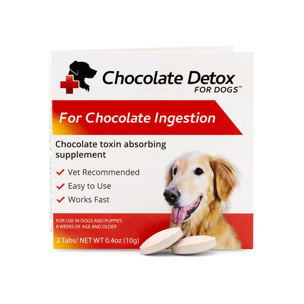 Chocolate Detox for Dogs Chocolate Toxin Absorbing Supplement - Beef Liver, 2 Tabs, 1 Pack