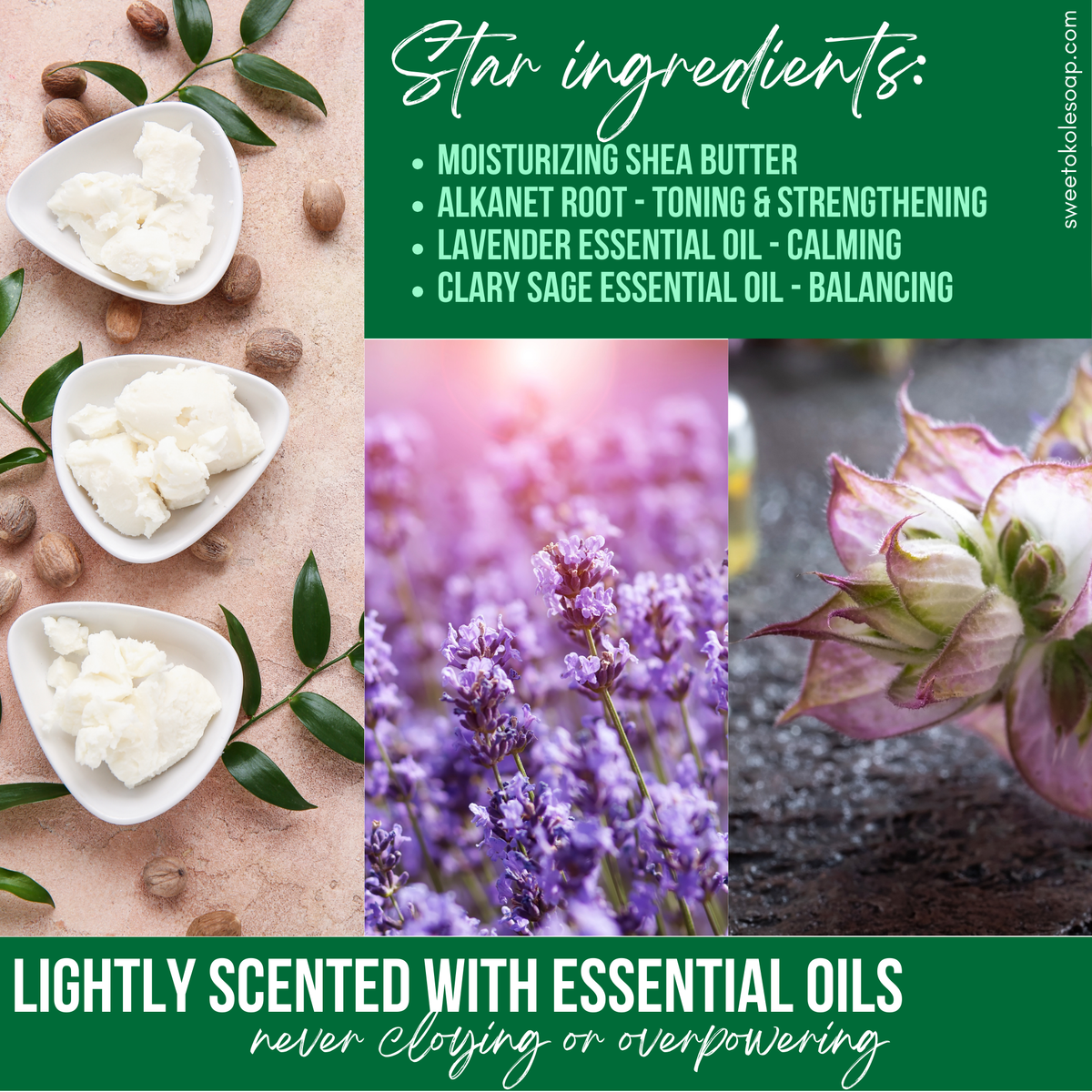 Lavender Clary Sage Solid Conditioner Bar with Argan Oil - view 3