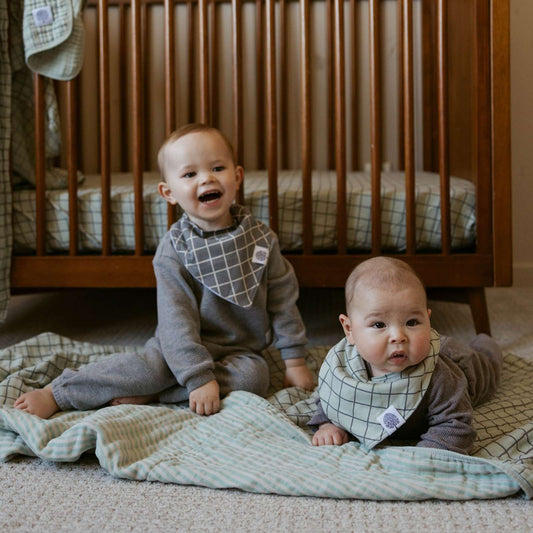 Clay Bandana Bib Set (8 pack) — Parker Baby Co.
