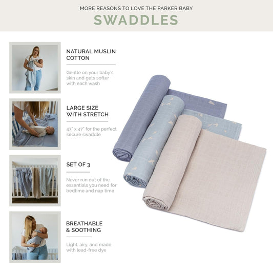 Cloud Swaddle Set — Parker Baby Co.