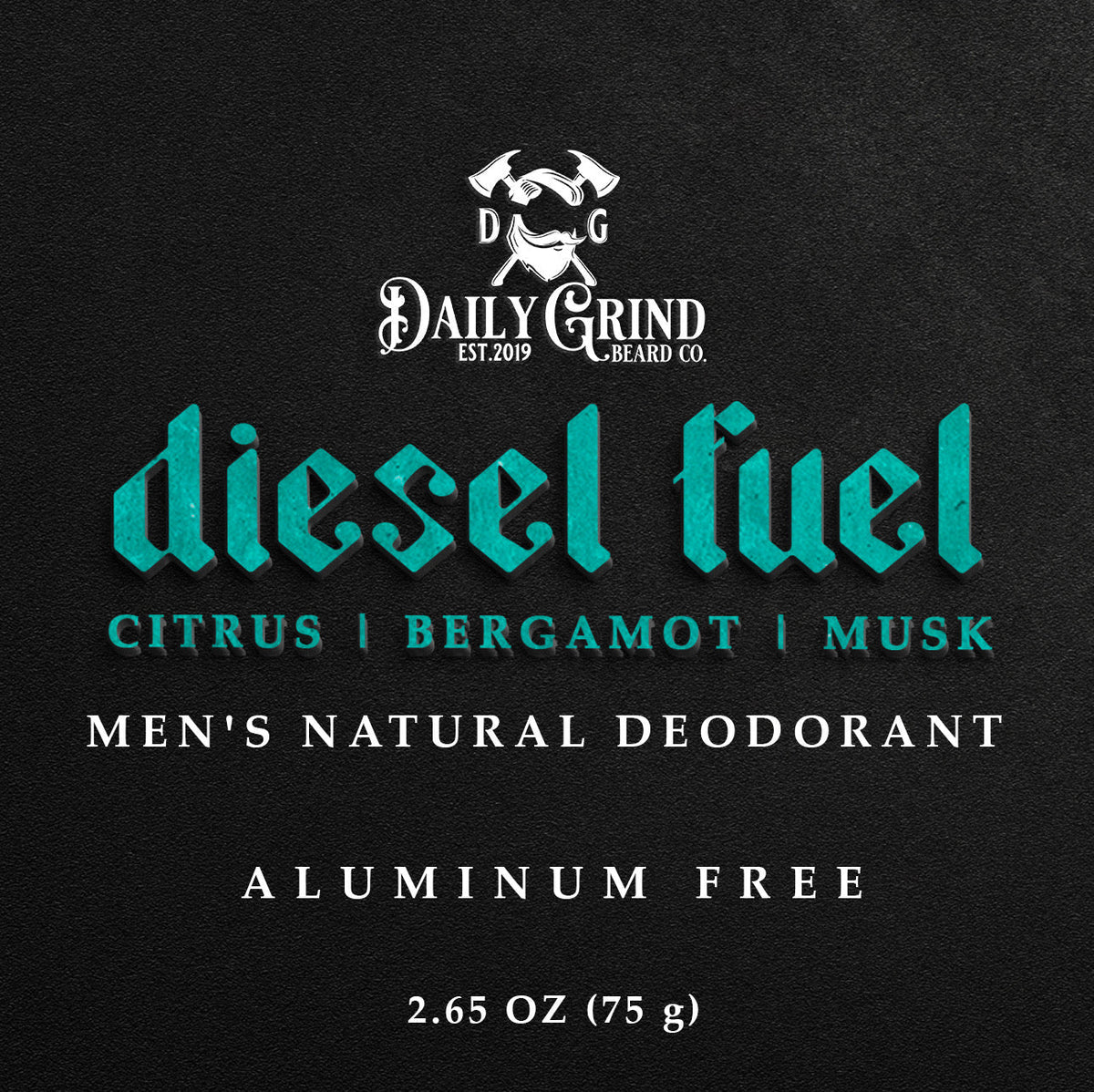 Diesel Fuel Natural Deodorant for Men - Citrus & Bergamot - view 2