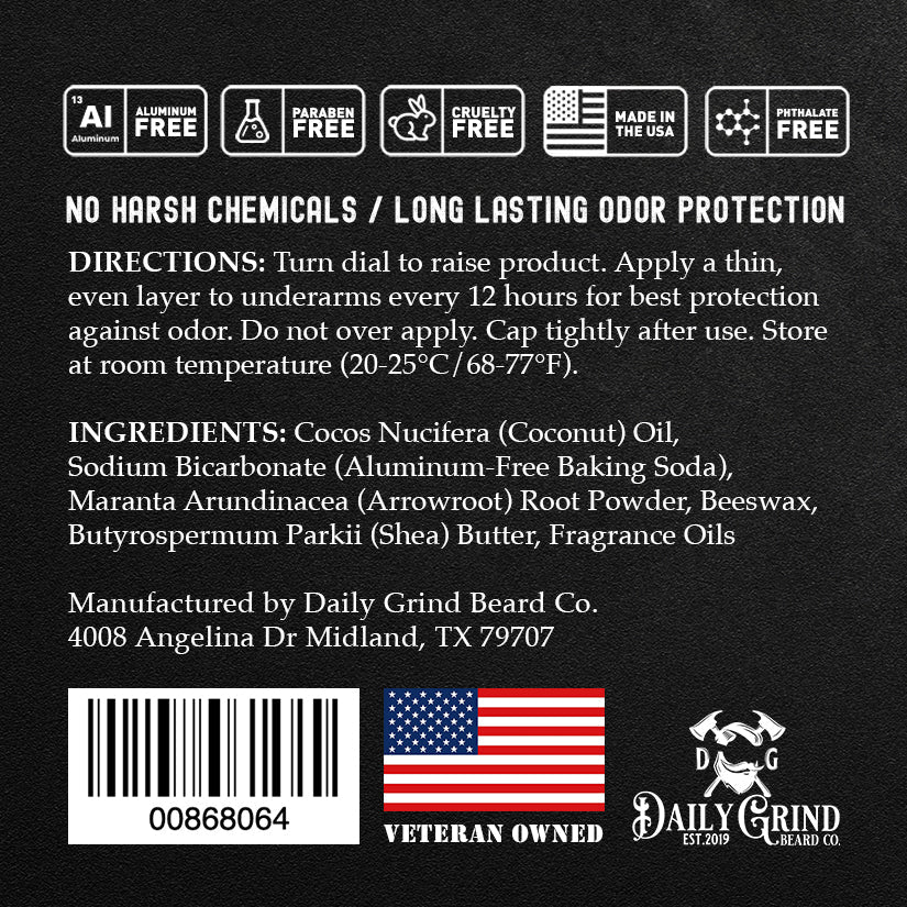 Diesel Fuel Natural Deodorant for Men - Citrus & Bergamot - view 3