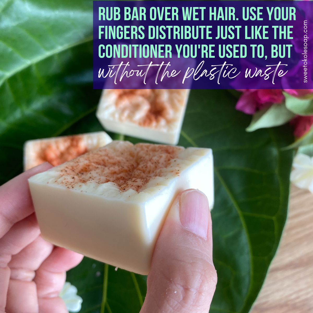 Conditioner Bar with Mamaki & Lemongrass Botanicals - view 4