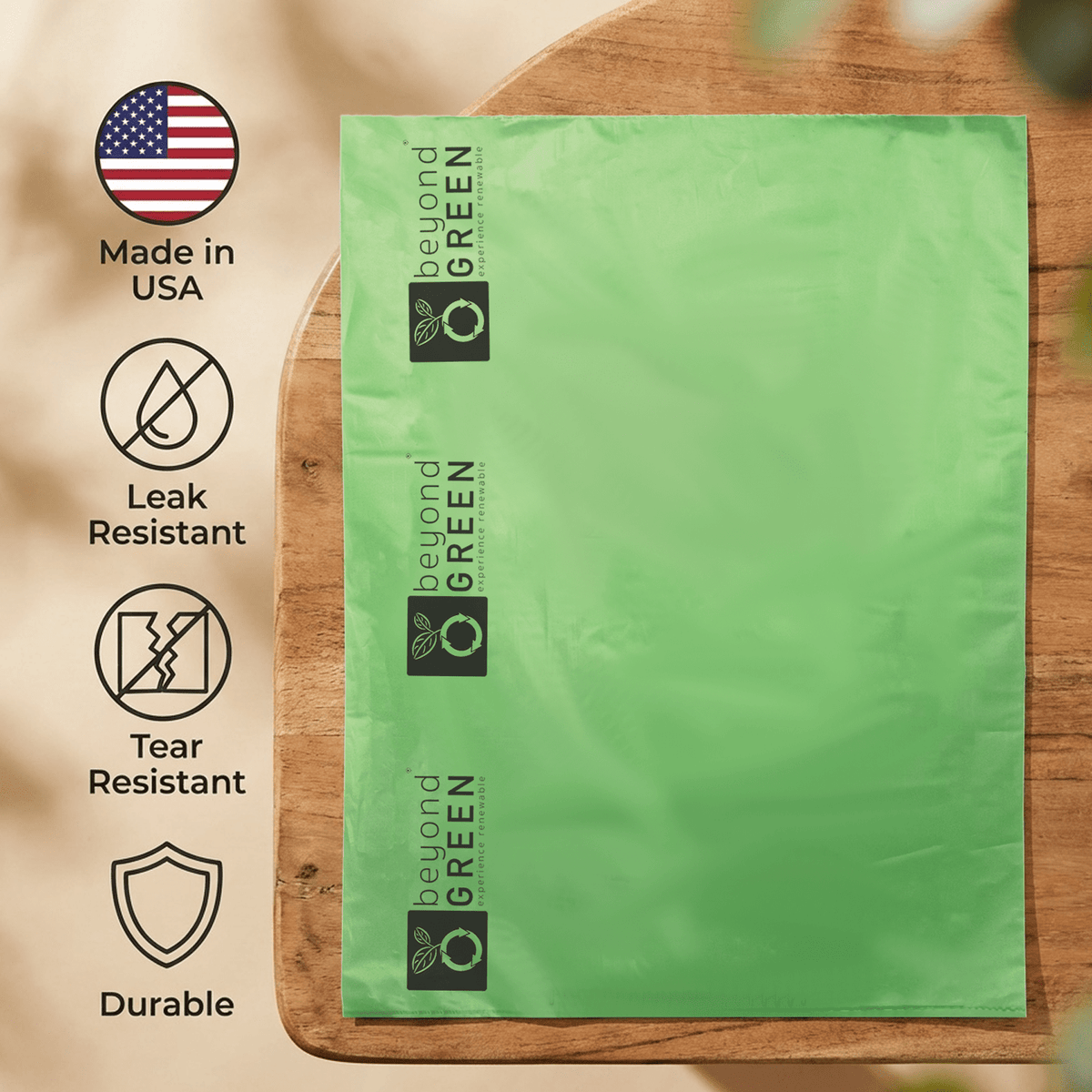 Dog Poop Bags - Poop Bags - Dog Bags - Folded Rolls 9" x 12" - view 2