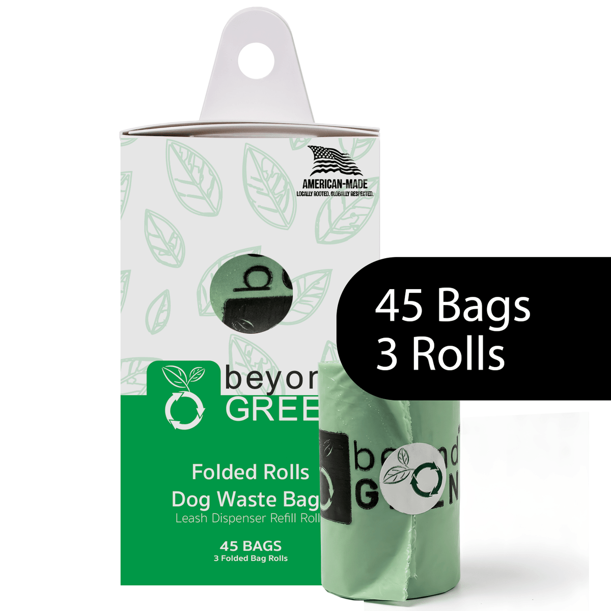Dog Poop Bags - Poop Bags - Dog Bags - Folded Rolls 9" x 12" - 45 Count - view 4