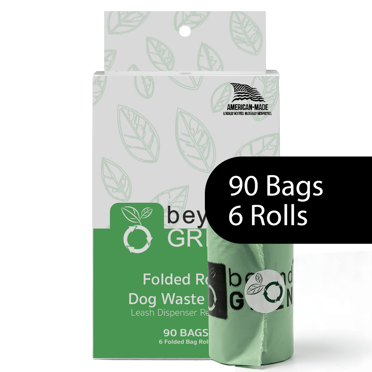 Dog Poop Bags - Poop Bags - Dog Bags - Folded Rolls 9" x 12" - 90 Count - view 5