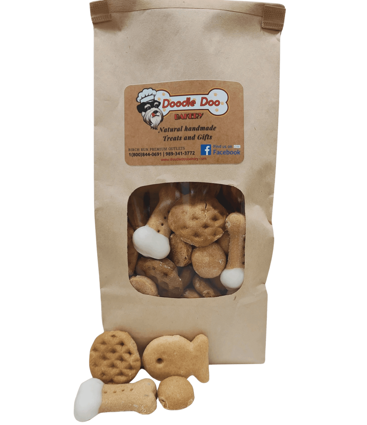 Homemade Dog Treat Party Bag – 1 lb Variety Mix - image 3