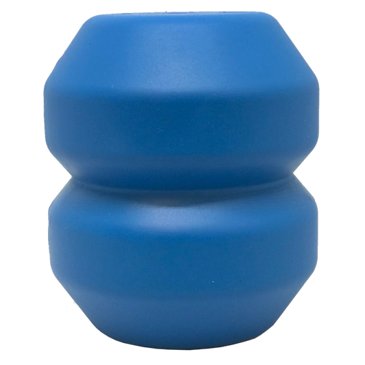 Double Trouble Dog Toy - Dual Chamber Treat Dispenser for Large Dogs - Large Double Trouble - Blue