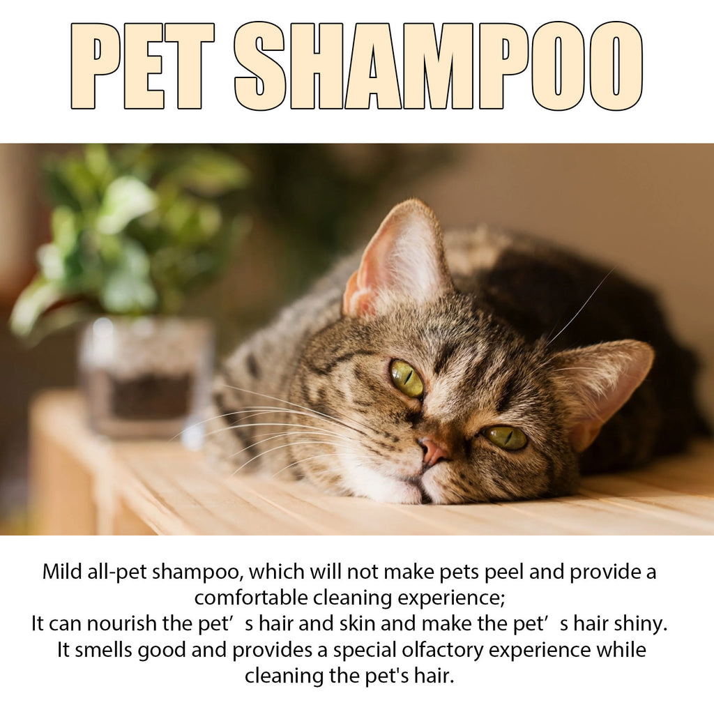 Mild Pet Shampoo For Cats And Dogs Gentle Cleaning Nourishes Skin - image 5