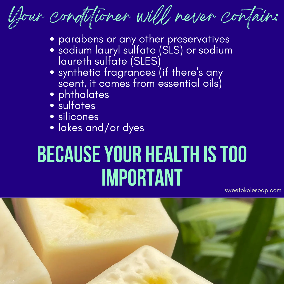 Essential Oil Conditioner Bar - Citrus Patchouli with Olena (Turmeric) - view 7