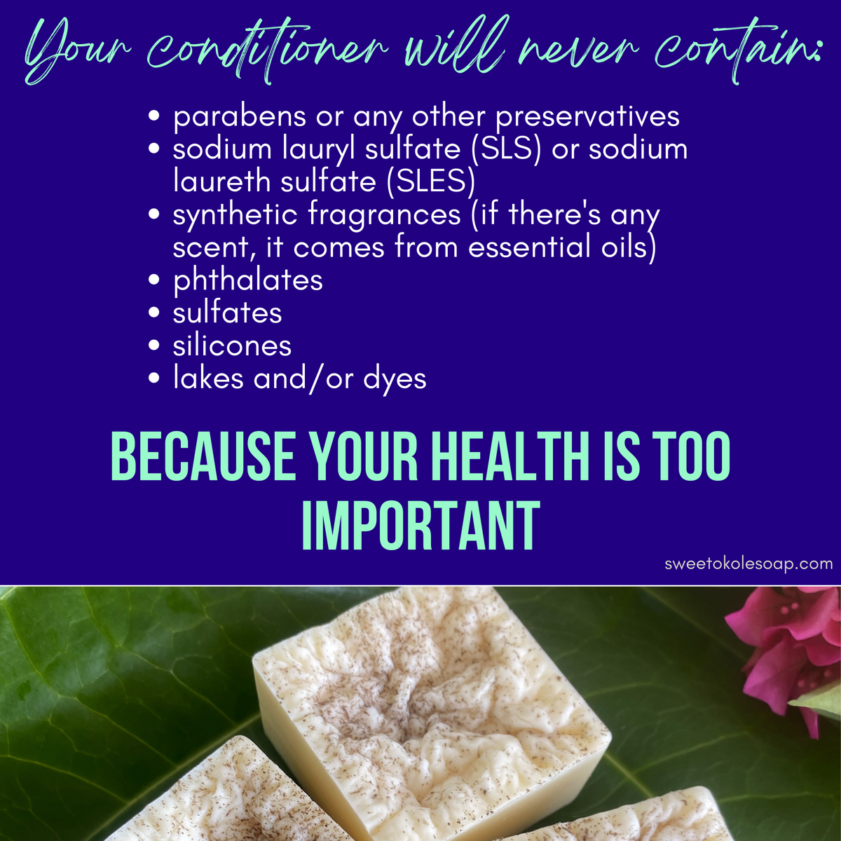 Natural Conditioner Bar - Eucalyptus & Lime Essential Oils with Noni - view 7