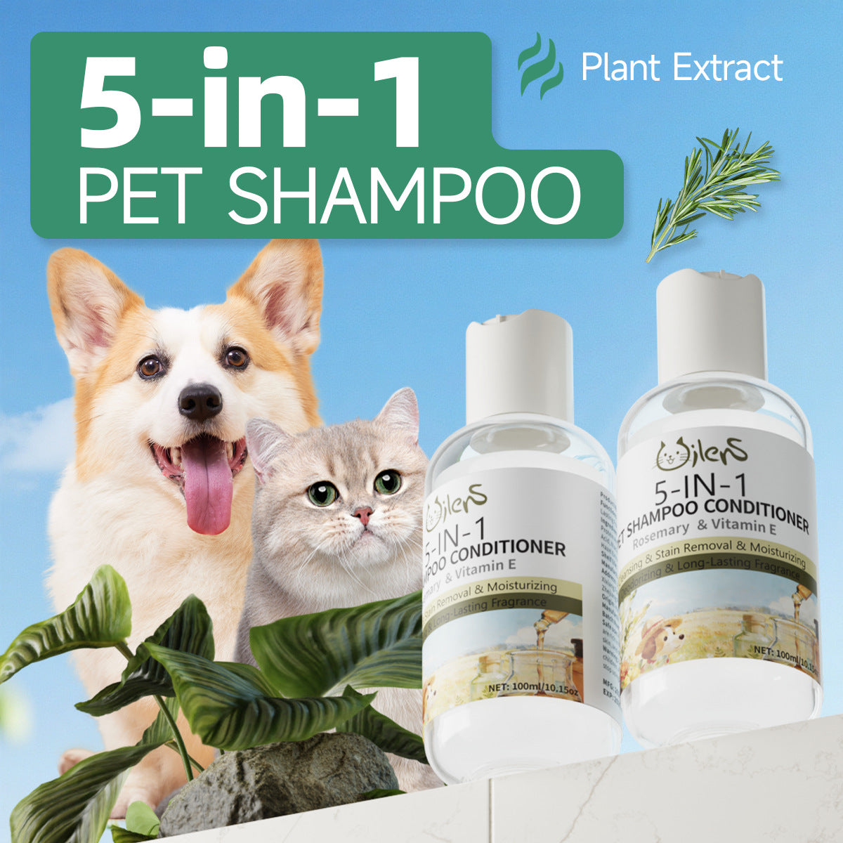 Pet Dog Shampoo Multi-Effect Universal For Cats And Dogs - image 9