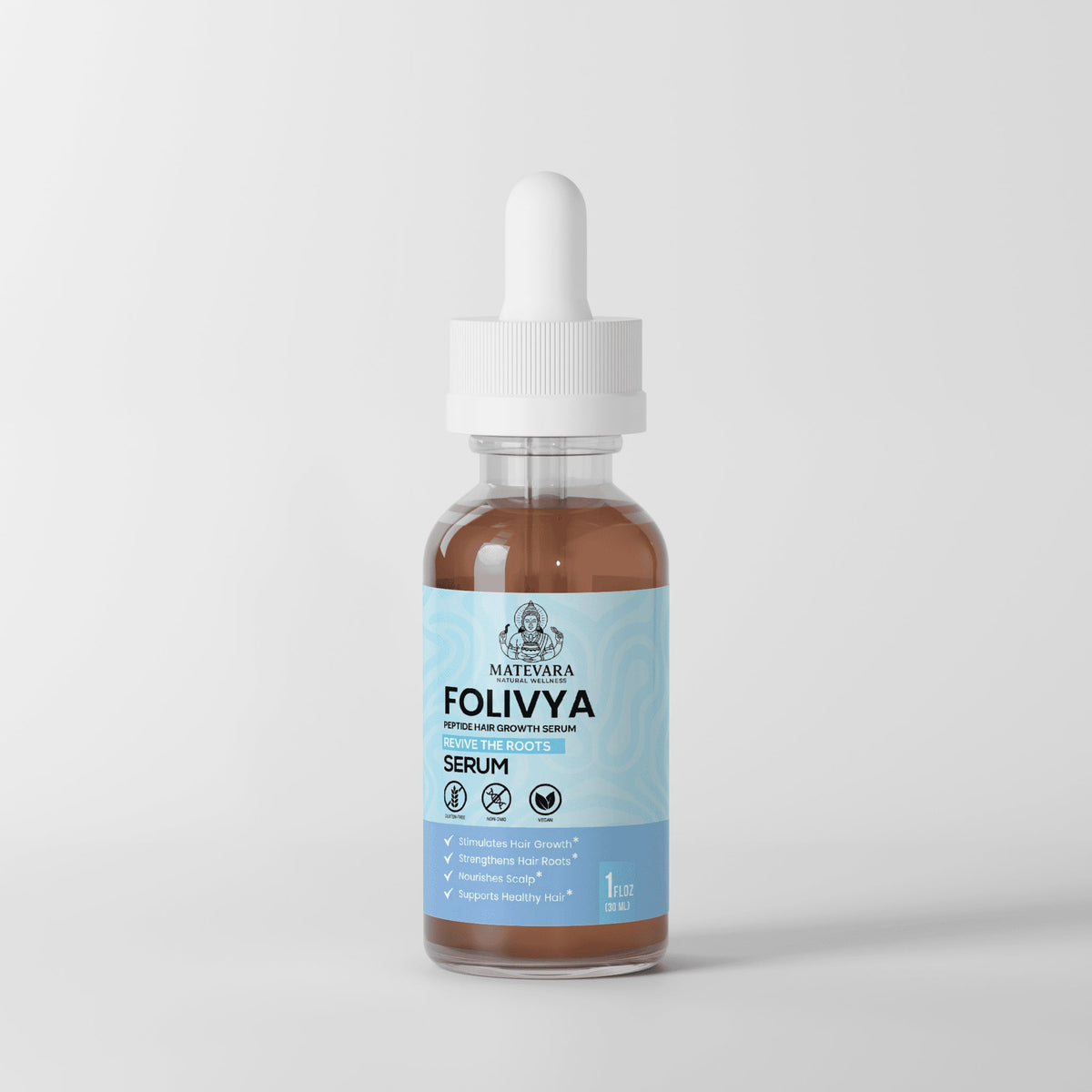 Folivya Peptide Hair Serum |Strengthening Formula - 1 fl oz - view 2